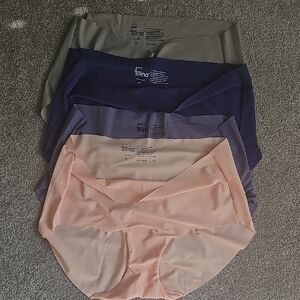 Felina Women's Panties in Gray, Purple , Levender and Peach Xl